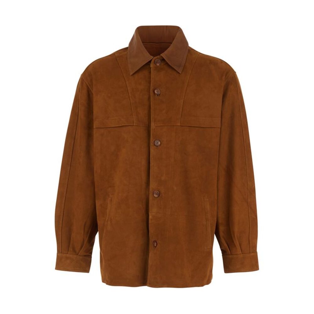 Sunflower Men Suede Shirt